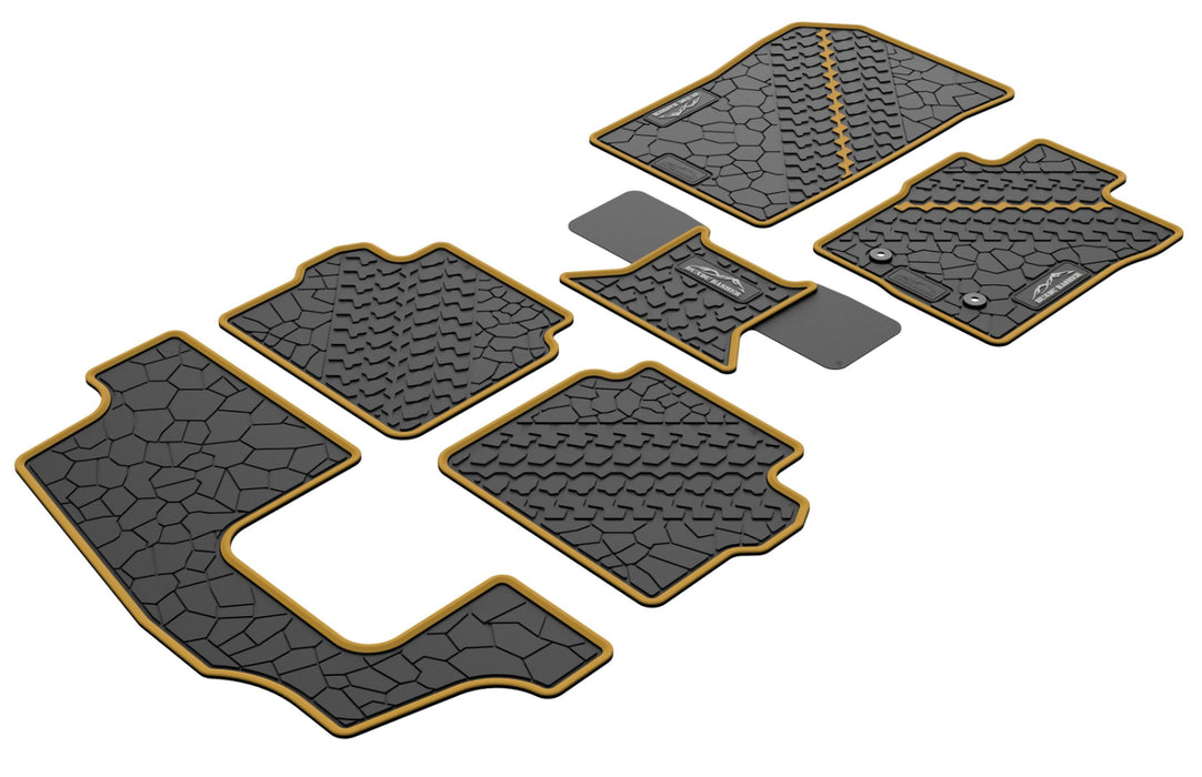 Ford Next Gen Everest Wildtrak Bundu Basher Interior Rubber Mats