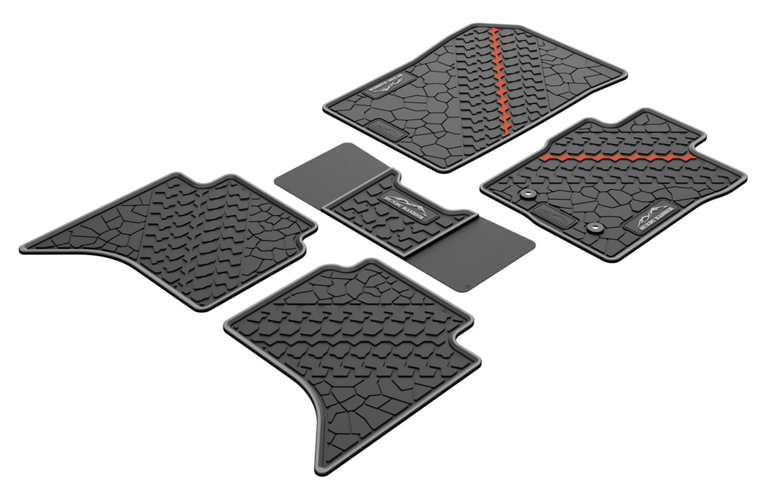 Ford Ranger Next Gen Raptor Bundu Basher Interior Rubber Mats