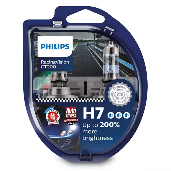 Philips Racing Vision GT200 H7 - Set of two bulbs