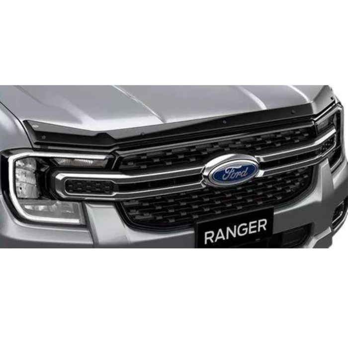 Ford Ranger Next Gen Clip-on Matt Black Bonnet Guard