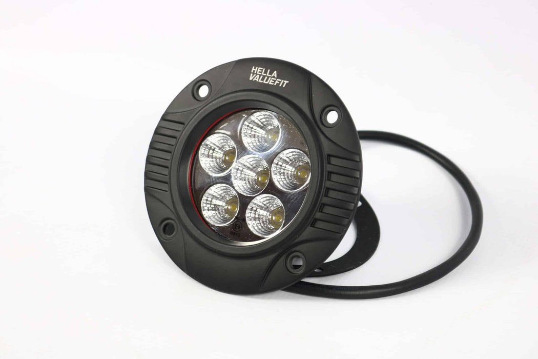 Hella Valuefit Flush Mount 6 LED Round 90mm Close Range