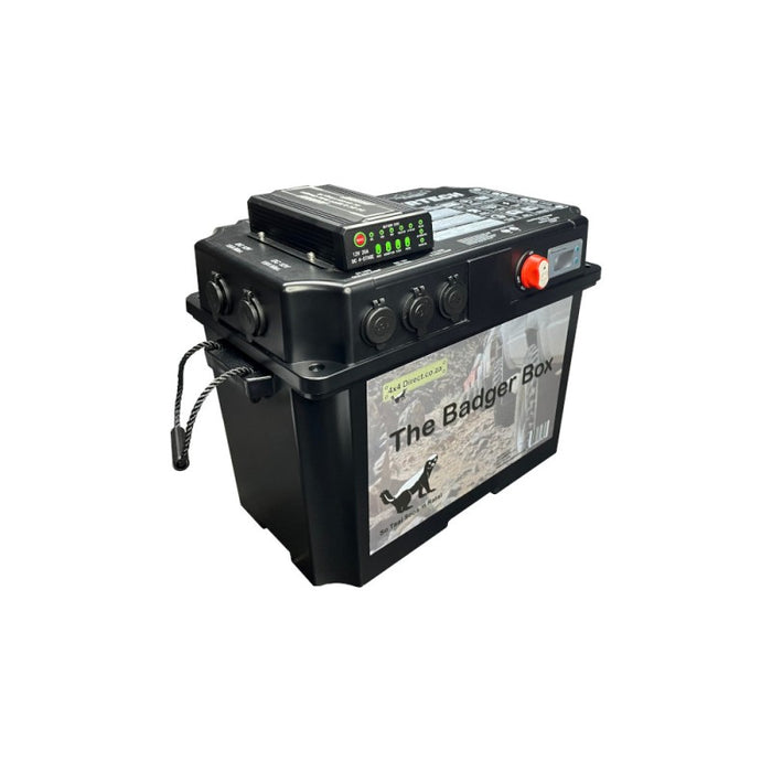 Badger Battery Box with 25amp Dc to DC Charger