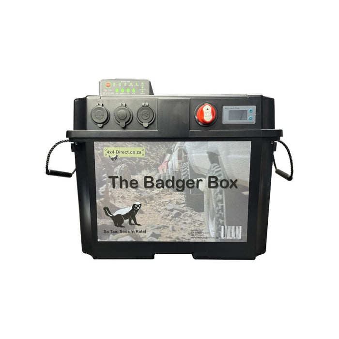 Badger Battery Box with 25amp Dc to DC Charger