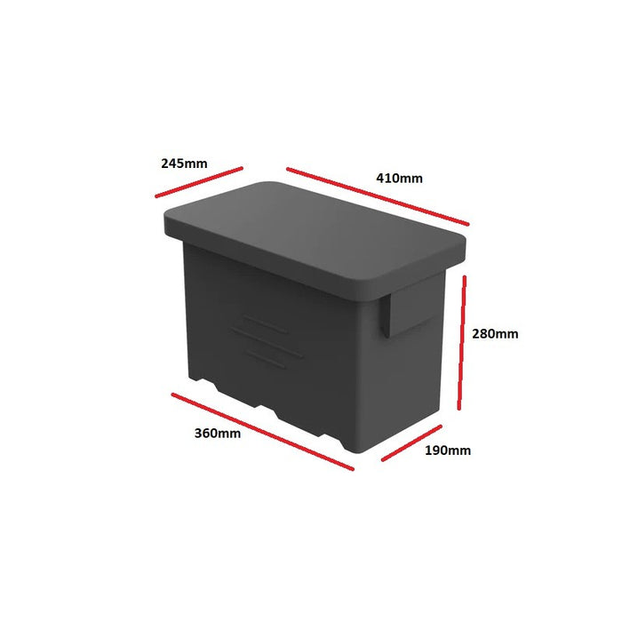 Battery Box Large (Black - Box only)