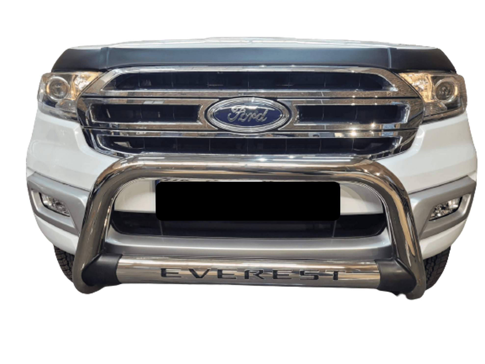 Ford Everest Stainless Steel Nudge Bar — Alpha Accessories (Pty) Ltd