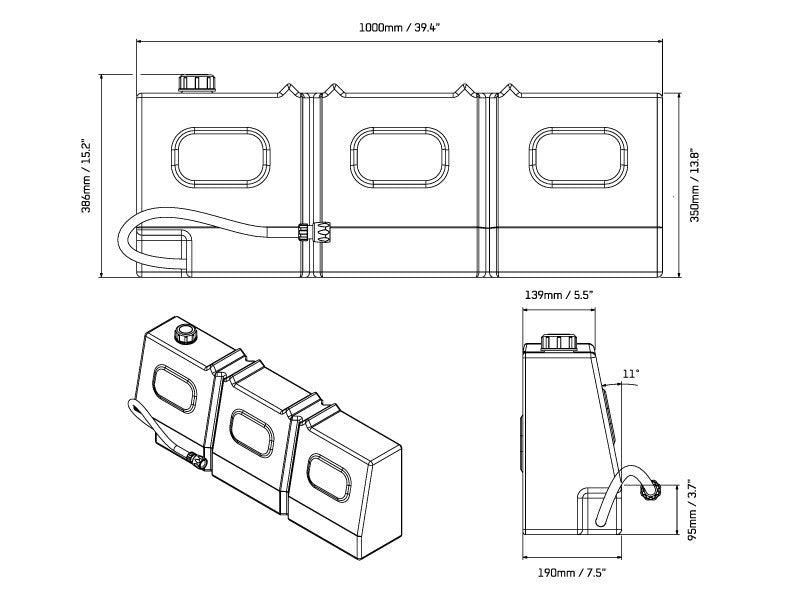 Slanted Water Tank - by Front Runner