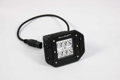 Hella Valuefit Flush Mount 6 LED Cube Light Long Range - Alpha Accessories (Pty) Ltd