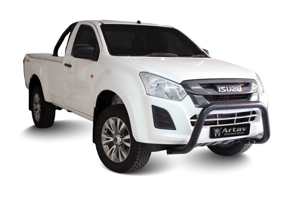 Isuzu Black Stainless Steel Fleet Sports Bar - Alpha Accessories (Pty) Ltd