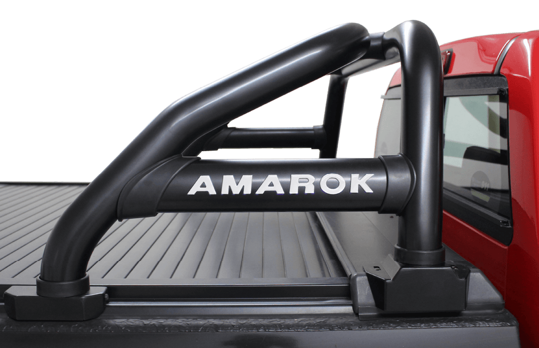 VW Amarok Black Pre-Cut Sports Bar (fits 216 Securi-Lid) - Alpha Accessories (Pty) Ltd