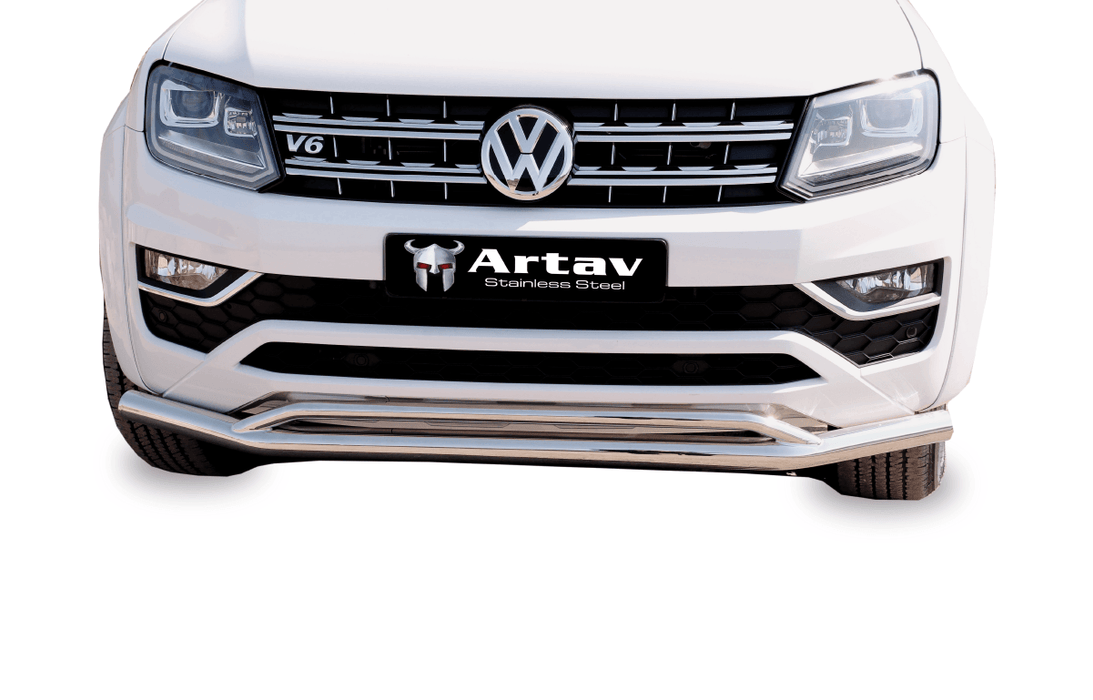 VW Amarok Stainless Steel Front Styling Bar - Alpha Accessories (Pty) Ltd