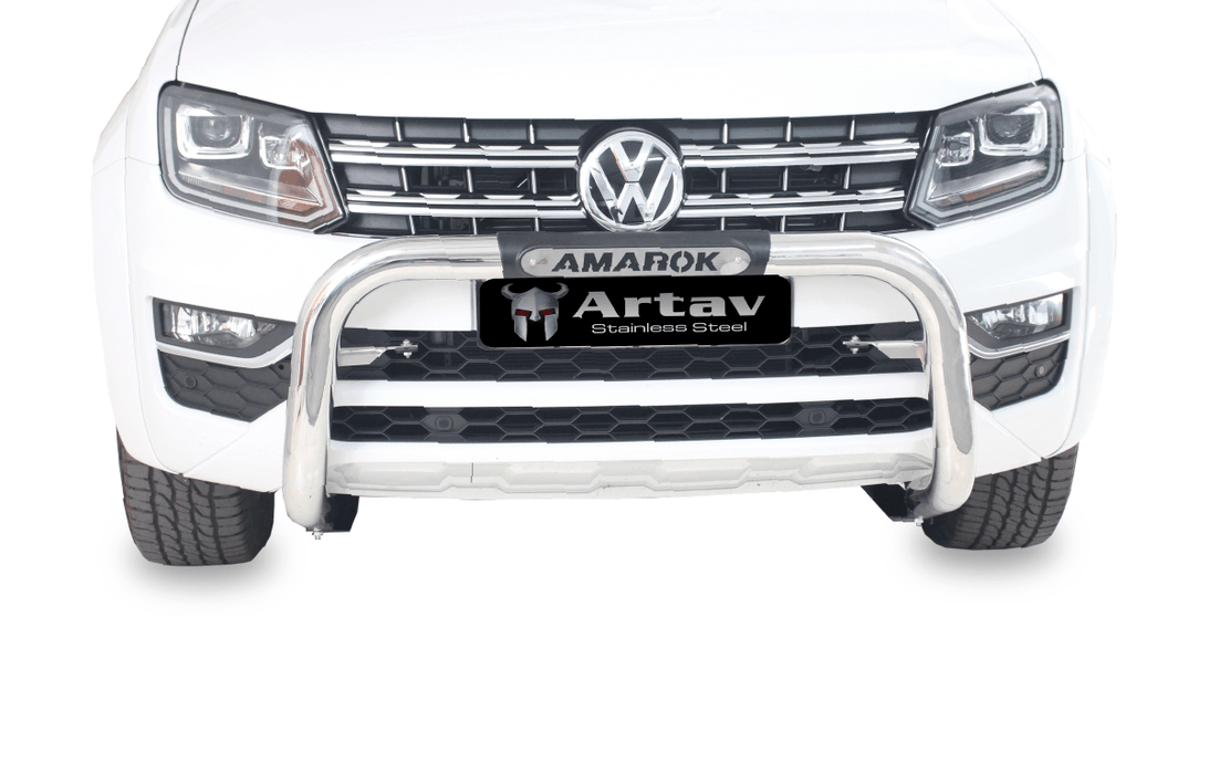 VW Amarok Stainless Steel PDC Nudge Bar - Alpha Accessories (Pty) Ltd